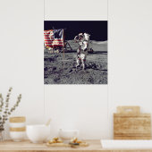 Moonwalk Apollo 17 Poster (Keuken)