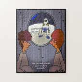 Moonwalk Jigzaag Puzzle 252 stuks Legpuzzel (Verticaal)