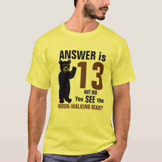 Moonwalkend Beer shirt
