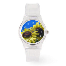 Moonwalker Zonnebloemen reikend naar de hemel Horloge