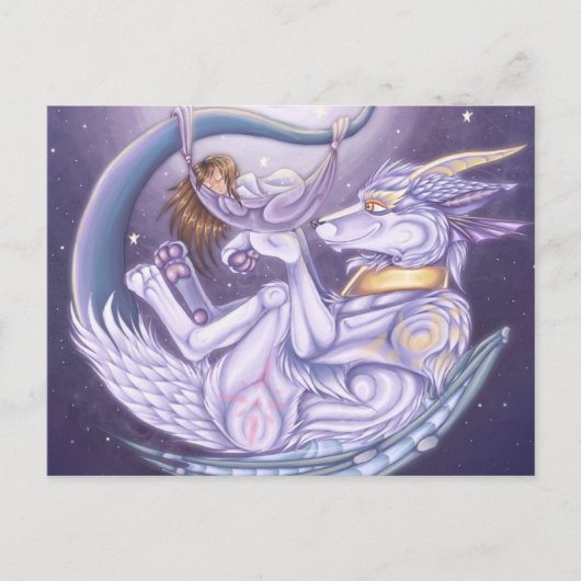 Moony & avalon briefkaart (Voorkant)
