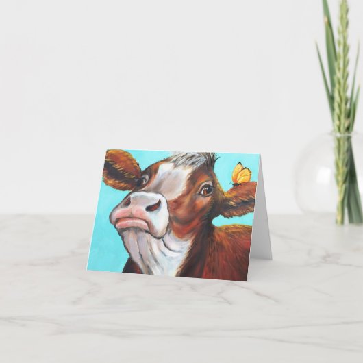 Mooo ! Cartes pour notes vides (Devant)