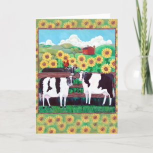 Moooooo Koeien Wenskaarten Kaart
