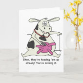 Mooooove ils ! La carte de voeux (Fleur jaune)