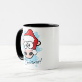 Mooooy kerstfeestkoe mok (Voorkant links)