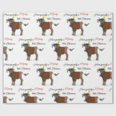 Moooy Christmas Cadeaupapier (Vlak)