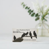 Moord op het straatlicht visitekaartje (Staand voorkant)