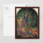 Moord op Saint-Sulpice in het Parijse kapel Briefkaart (Voorkant / Achterkant)