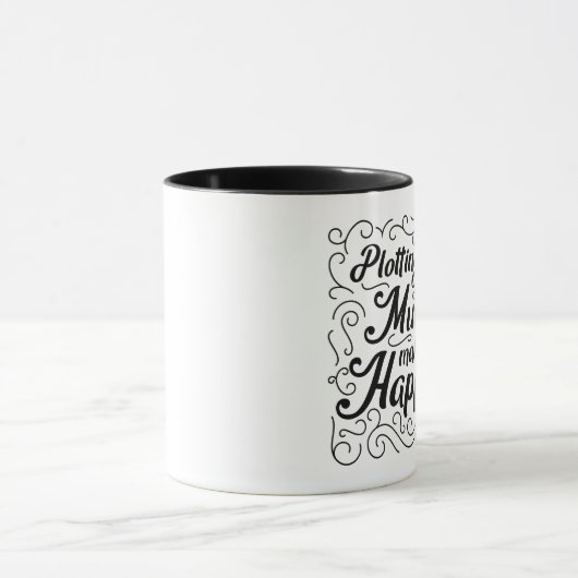 Moord plotteren maakt me gelukkig mok (Midden)