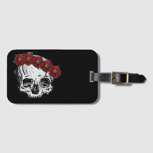 Moord Roos Bagagelabel (Voorkant (horizontaal))