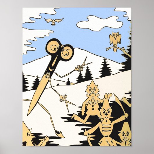 moorddadige schaar poster (Voorkant)