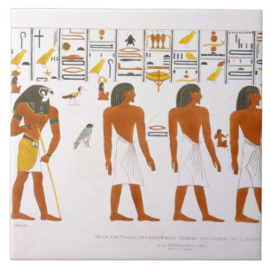 Moorden van de Tombs van de Koningen bij Thebes, s Tegeltje