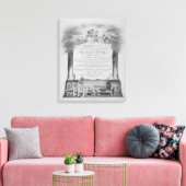 Moore & Co. Trade Kaart Canvas Afdruk (Insitu (Woonkamer))