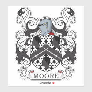 Moore Family Crest Sticker