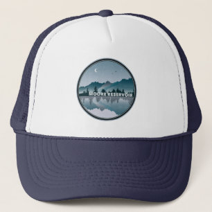 Moore Reservoir New Hampshire Reflectie Trucker Pet