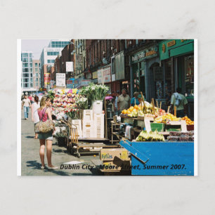 Moore Street Dublin City, Ireland Holiday Briefkaa Briefkaart