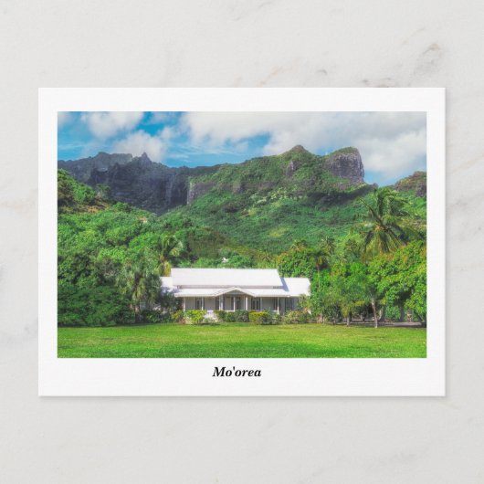 Mo'orea Briefkaart (Voorkant)