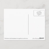 Moorea bungalows white briefkaart (Achterkant)