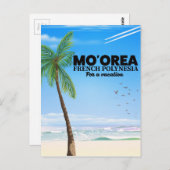 Mo'orea Frans-Polynesië Briefkaart (Voorkant / Achterkant)