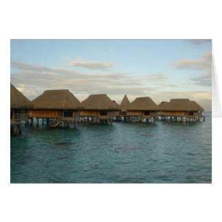 Moorea Huts in Dusk