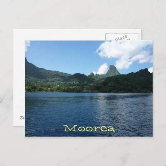 Moorea Island, Frans-Polynesië. Briefkaart (Voorkant / Achterkant)