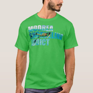 Moorea Snorkeling Addict Woman Foto T-shirt