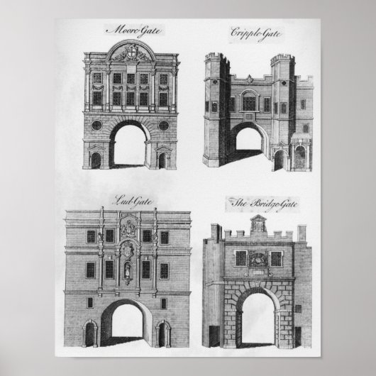 Moorgate, crimineel, Ludgate Bridgegate Poster (Voorkant)