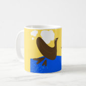 Moorhen en Chick Koffiemok (Voorkant links)