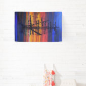 Mooring bij zonsopgang spandoek (Insitu)