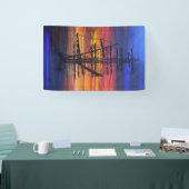 Mooring bij zonsopgang spandoek (Beurs)