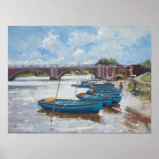 Moorings te Hampton Court 2011 Poster (Voorkant)