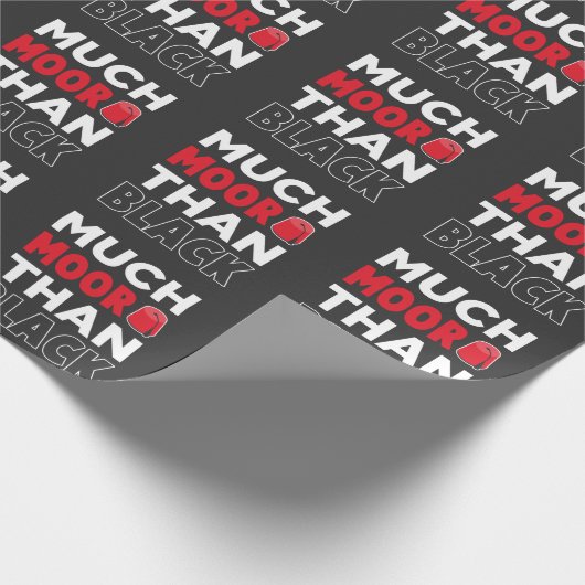 Moorish American African Much Moor Than Black Cadeaupapier (Hoek)