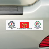 Moorish American National Bumpersticker (Op auto)