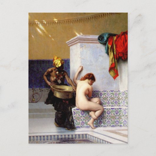 Moorish Bath by Jean-Leon Gerome Briefkaart (Voorkant)
