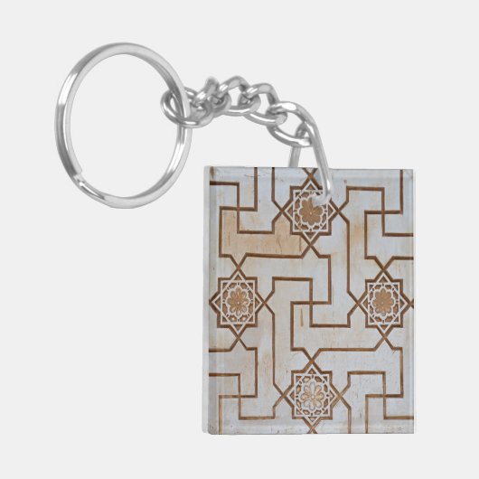 Moorish Geometric Pattern Sleutelhanger (Voorkant Links)