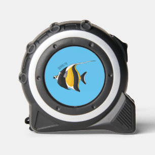 Moorish idol fish cartoon illustration rolmaat