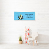 Moorish idol fish cartoon illustration spandoek (Insitu)