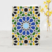 Moorish tegel kaart (Gele Bloem)