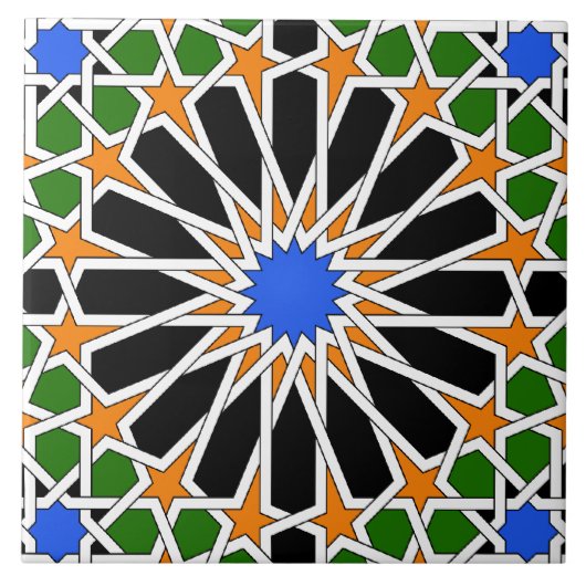 Moorish Tile Tegeltje (Voorkant)