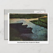 Moorkanal van Paula Modersohn-Becker Briefkaart (Voorkant / Achterkant)