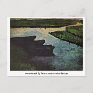Moorkanal van Paula Modersohn-Becker Briefkaart