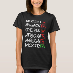 Moors Amerikaans Marokkaans T-shirt
