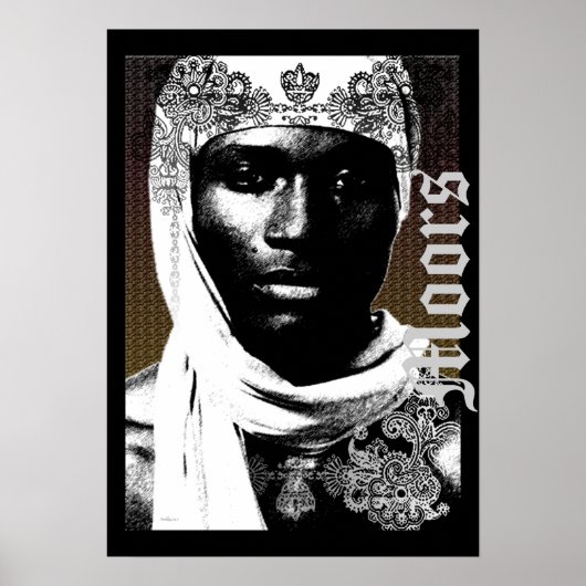 Moors van Noord-Afrika Poster (Voorkant)