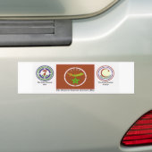 Moorse Amerikaanse nationale regering Bumpersticker (Op auto)