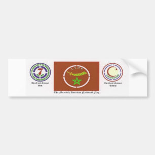 Moorse Amerikaanse nationale regering Bumpersticker