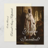 Moorse Chief Afrikaanse kunst portret Kaart (Voorkant / Achterkant)