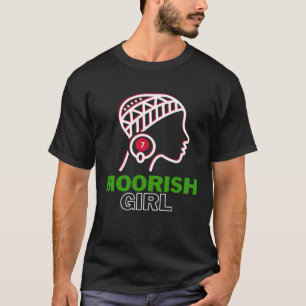 Moorse meisje vrouwen moabitess matriach keizerin t-shirt