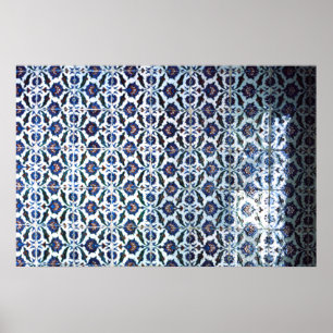 Moorse tegel, Palace, Sintra, Portugal Poster