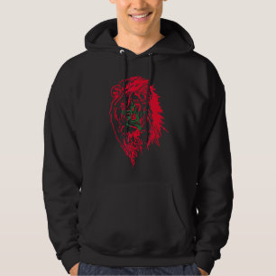 Moorts American Marokko Flag Moroccan Soccer Super Hoodie