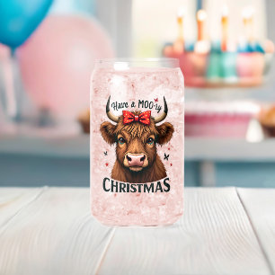 Moory Christmas adorable vache portant Père Noël